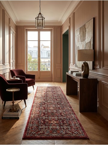 KADIMA DESIGN Hochflor-Teppich Kuschelig GLAZERT Weich Berber Wohnzimmer in Rot