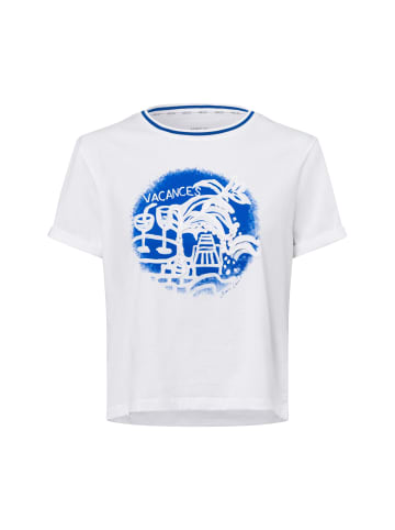 MARC CAIN COLLECTIONS T-Shirt in weiß blau