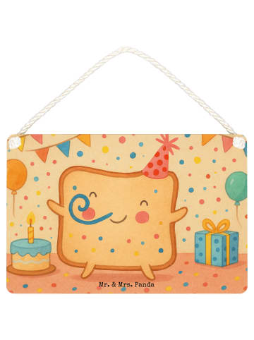 Mr. & Mrs. Panda Deko Schild Toast Party Design ohne Spruch in Weiß
