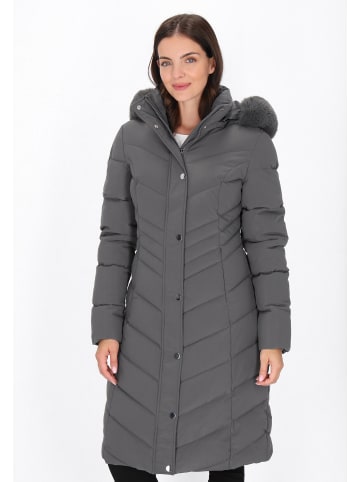 Usha Women Coat in grey