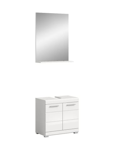 ebuy24 Badmöbelset Scout Weiß 60 x 34 cm