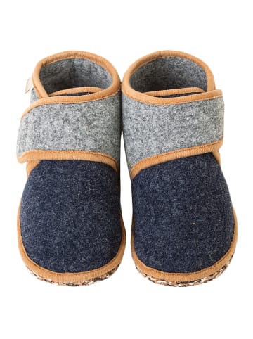 Adelheid Kinderpantoffeln  in Blau