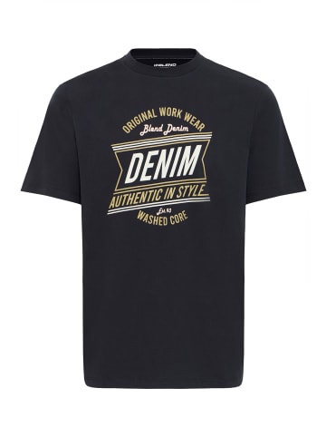 BLEND Rundhalsshirt BHJES in Schwarz