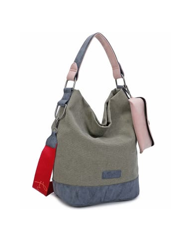 Fritzi aus Preußen Izzy07 Olga Canvas Schultertasche 27 cm in olive