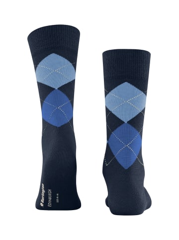 Burlington Edinburgh Socke in Marine