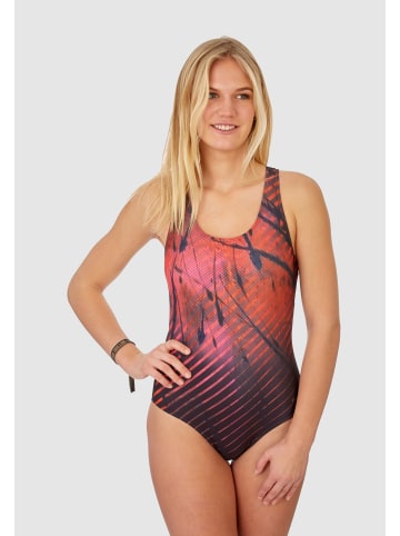 BECO the world of aquasports Badeanzug BEactive in schwarz-pink