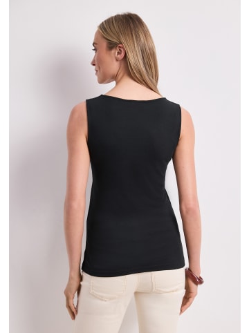 Street One Tanktop in schwarz