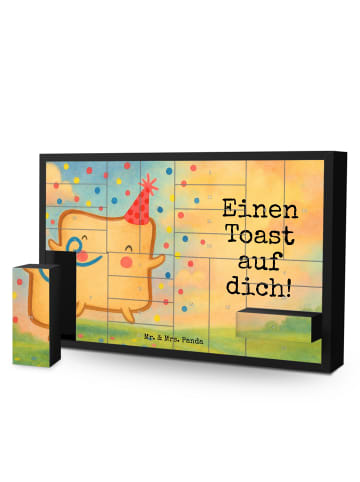 Mr. & Mrs. Panda Befüllbarer Adventskalender Toast Party Design ... in Weiß