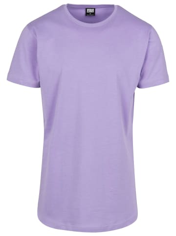 Urban Classics Lange T-Shirts in Lila/Pink/Rosa