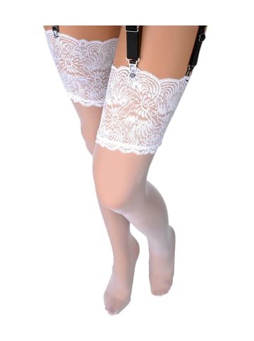 Trasparenze Strapsstrümpfe ELEONORA in weiss
