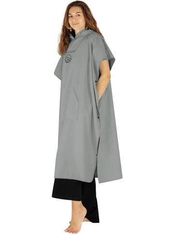 normani Weicher Mikrofaser Badeponcho Nosara in Grau