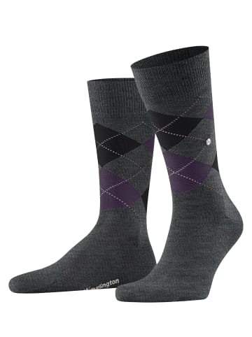 Burlington Edinburgh Socke in Asphalt me