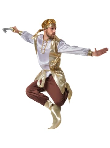 tectake Orientalisches Gewand mit vielen goldenen Elementen, gold
