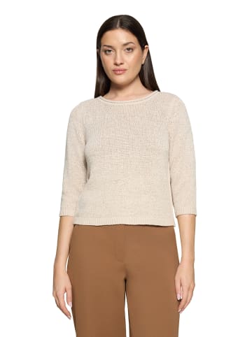 Betty Barclay Strickpullover mit 3/4 Arm in Grau Beige