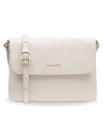 Lazarotti Bologna Leather Umhängetasche Leder 25 cm in offwhite