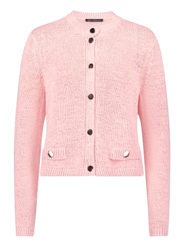 Betty Barclay Strick-Cardigan mit aufgesetzten Taschen in Pink Dolphin