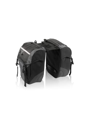 XLC Doppelpacktasche BA-S41 in Schwarz-grau