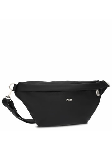 Zwei Mademoiselle MH80 - Gürteltasche 40 cm (leo) in nubuk-black