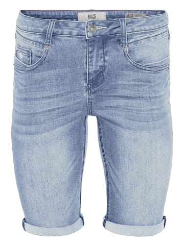 H.I.S. Jeansshorts in lt bl used