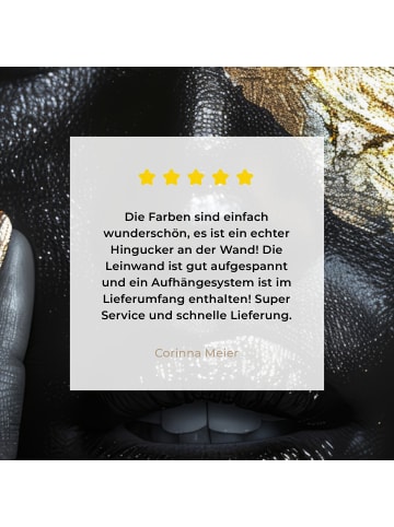 MuchoWow Leinwand bilder Luxusporträt (BxH)