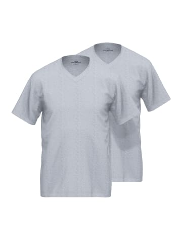 Götzburg T-Shirt 2Er Pack California in grau-mittel-melange