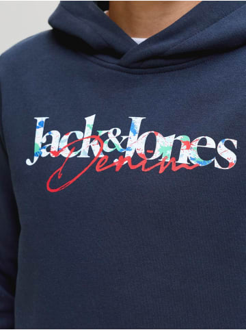 JACK & JONES Junior Kapuzensweatshirt Hoodie Jjtom in Dunkelblau