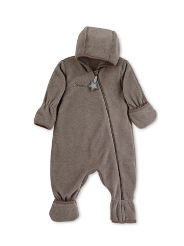 Sterntaler Overall Fleece in braun mel.