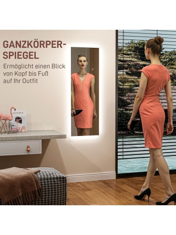 HOMCOM Ganzkörperspiegel-40L x 3B x 120H cm-Transparent
