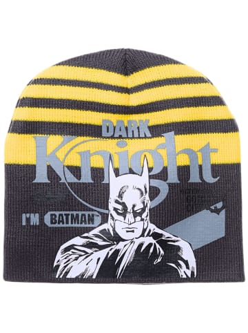 Batman 2-tlg. Winter Set: Batman Wintermütze & Schal in Dunkelgrau