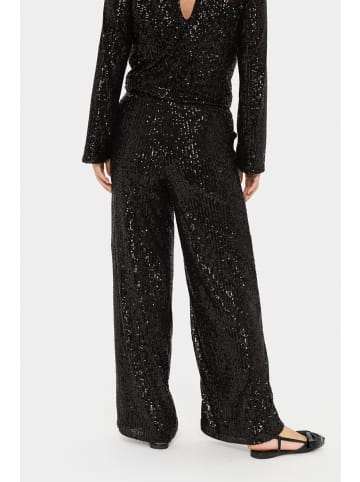 SAINT TROPEZ Casual Hose NeyanaSZ Gerade Passform in Black