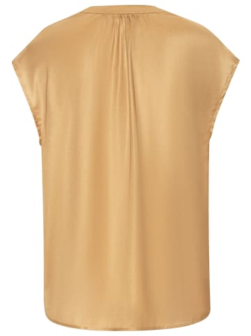 LASCANA Satinbluse in goldfarben