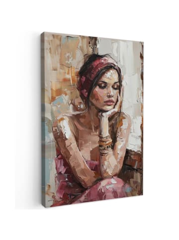 MuchoWow Poster mit Leiste Träumendes Porträt (BxH)