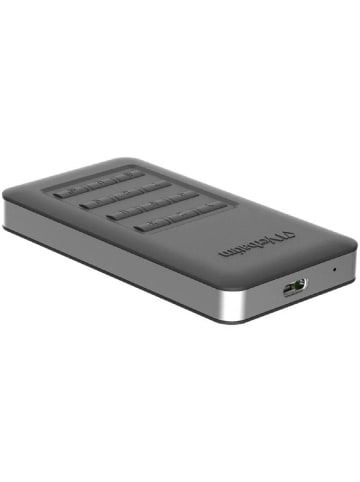 COFI 1453 Secure Portable SSD 256GB – AES 256-Bit Hardware-Verschlüsselung in Schwarz