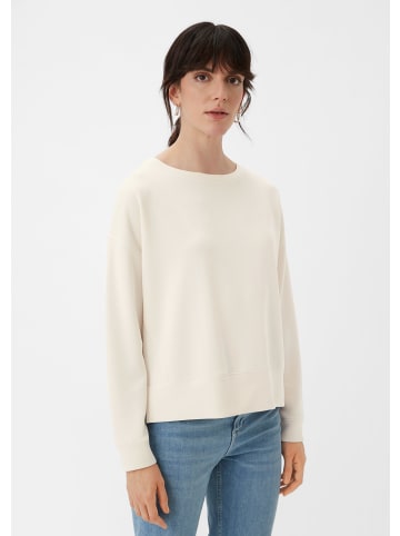 comma CI Sweatshirt langarm in Beige