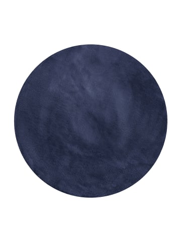 Wecon Home Hochflorteppich Anna in Dunkelblau