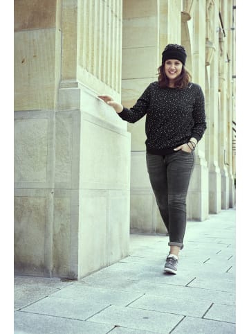 Kangaroos Sweatshirt in schwarz-weiß
