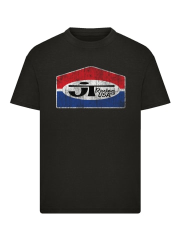 F4NT4STIC T-Shirt JT Racing Fading Classic Logo in schwarz