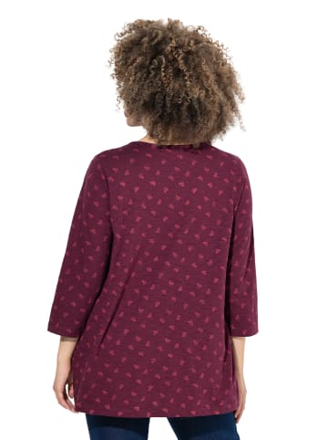 Ulla Popken Shirt in dunkel weinrot