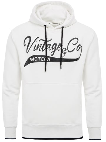 WOTEGA Kapuzenpullover WT Star in Weiß