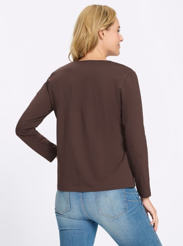 Sieh an! 2-in-1-Shirt in schoko