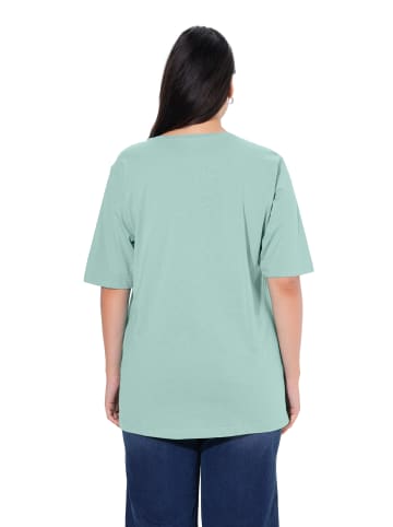 Ulla Popken Shirt in helles moosgrün