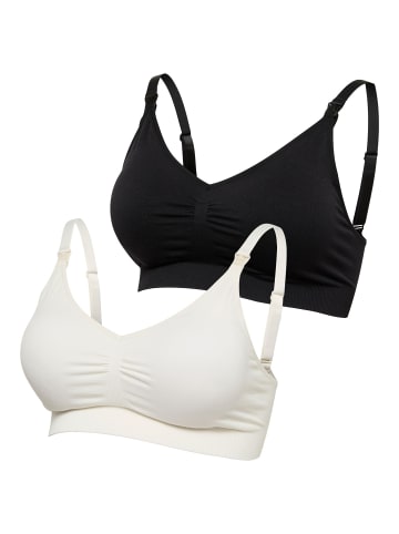 mama licious 2er-Pack BH in Snow White