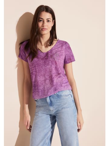 Street One 'T-Shirt mit Farbverlauf' Lila