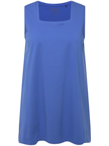 Ulla Popken Longshirt in mittelblau