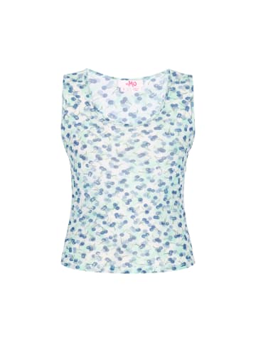 myMo Women Top in blue cherry