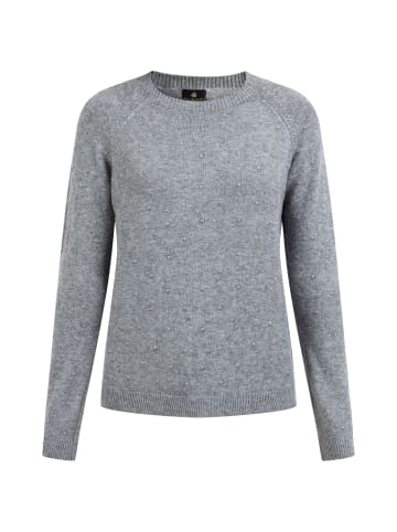 DreiMaster Klassik Strick Pullover in DUNKELGRAU MELANGE