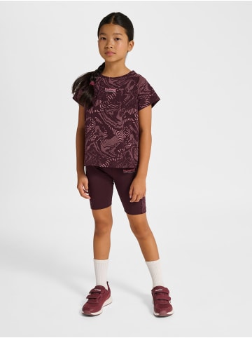 Hummel T-Shirt Hmljr Aop Lebensstil Mädchen in WINETASTING