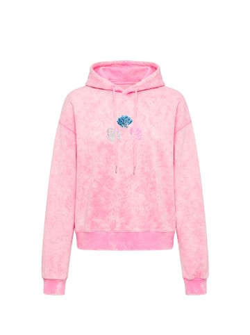 IZIA Women Hoodie in Rose