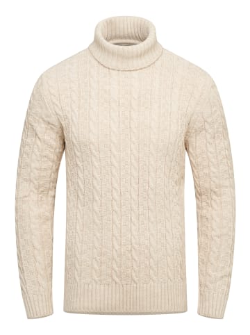 behype Strickpullover - BSLANA in Beige