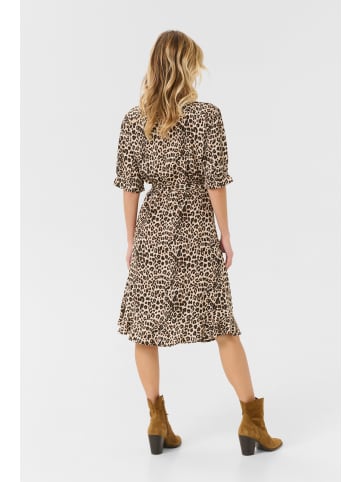 Cream Kleid CRTiah Feminine in Animal Neutral